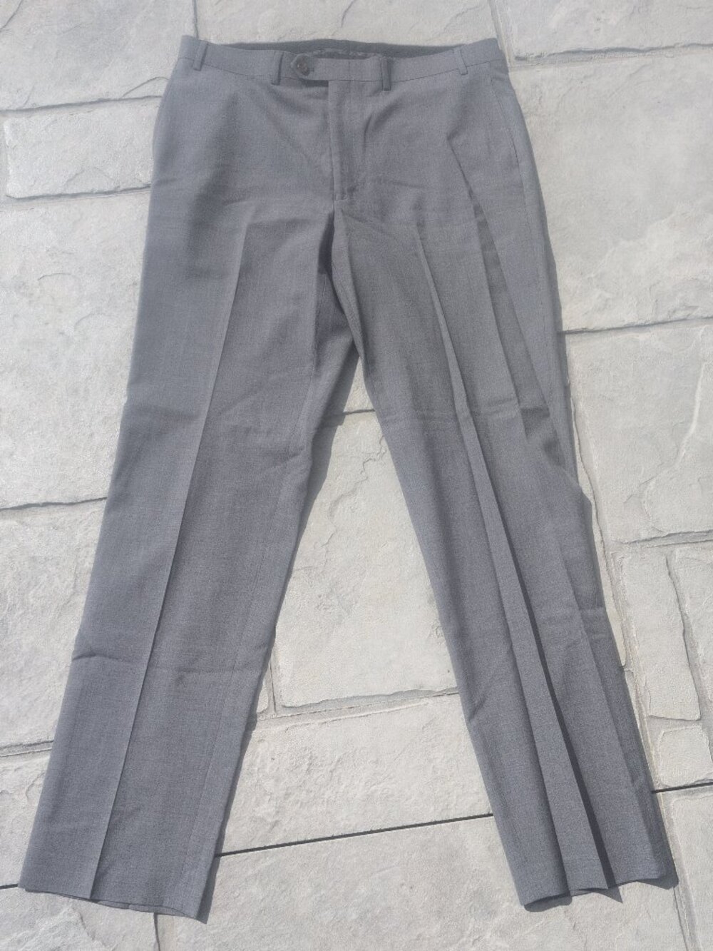 Lauren Ralph Lauren 100% Wool Dress Slacks, Grey - Size 38x36